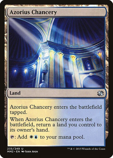 Azorius Chancery, card 235 from Modern Masters 2015