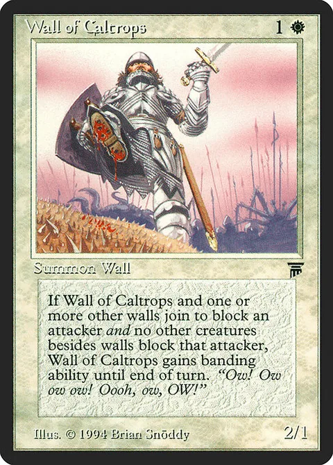 Wall of Caltrops, carte 42 de Legends