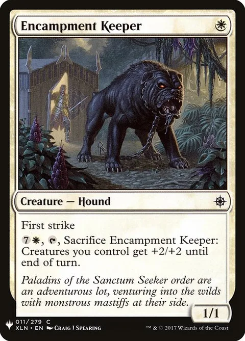 Encampment Keeper, carte XLN-11 de The List