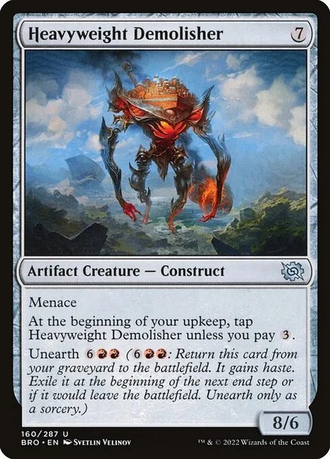 Heavyweight Demolisher, card 160 from The Brothers' War