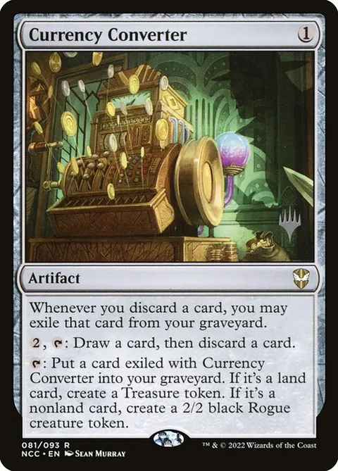 Currency Converter, card 81p from New Capenna Commander Promos