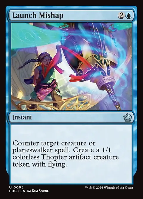 Launch Mishap, carte 65 de Foundations Commander