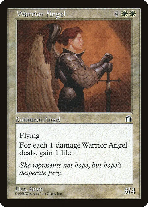 Warrior Angel, card 24 from Stronghold