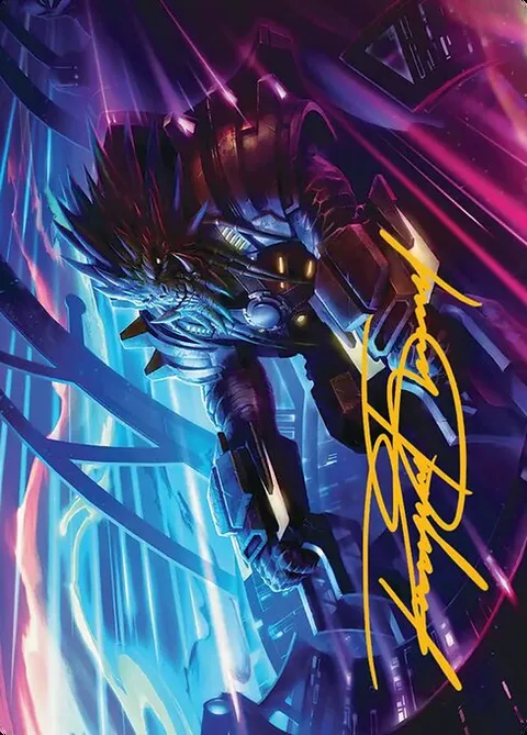 Tannuk, Steadfast Second // Tannuk, Steadfast Second, card 19 from Edge of Eternities Art Series