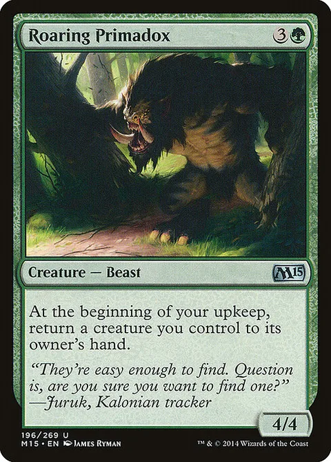 Roaring Primadox, card 196 from Magic 2015