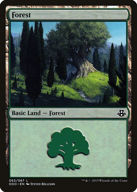 Forest, carte 63 de Duel Decks: Elspeth vs. Kiora