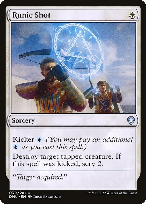 Runic Shot, carte 30 de Dominaria United