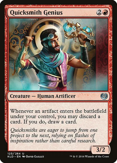 Quicksmith Genius, card 125 from Kaladesh