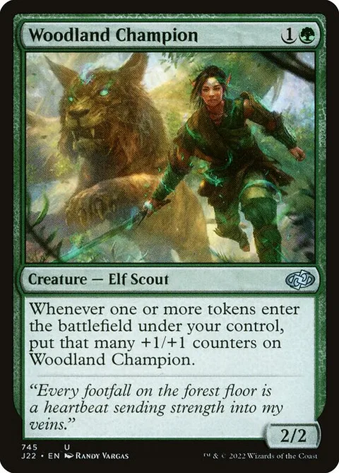 Woodland Champion, card 745 from Jumpstart 2022