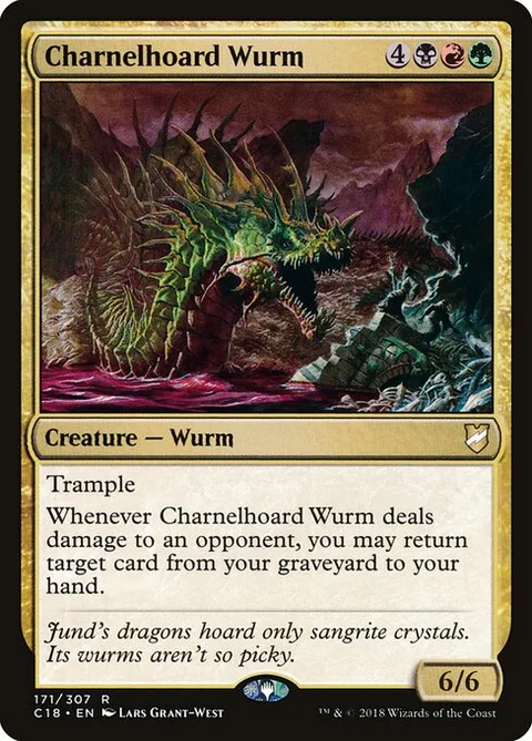 Charnelhoard Wurm, carte 171 de Commander 2018