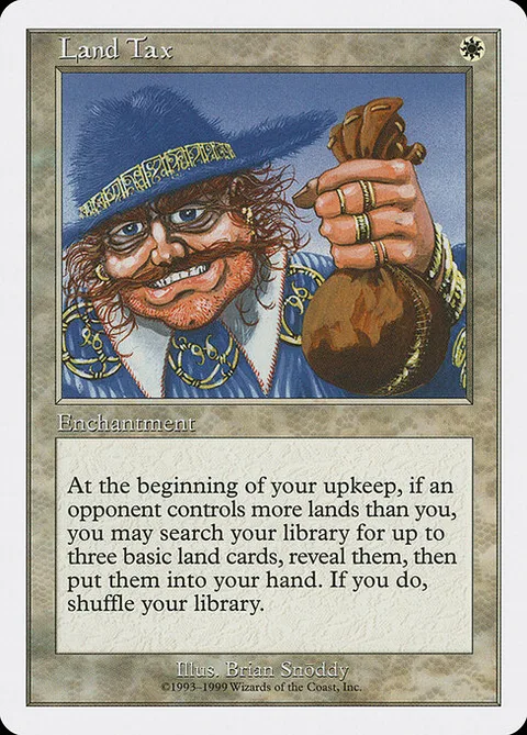 Land Tax, card 35 from Battle Royale Box Set