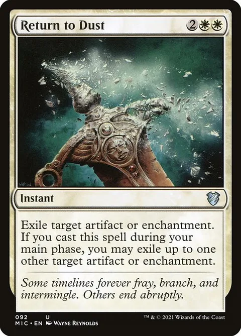 Return to Dust, card 92 from Midnight Hunt Commander