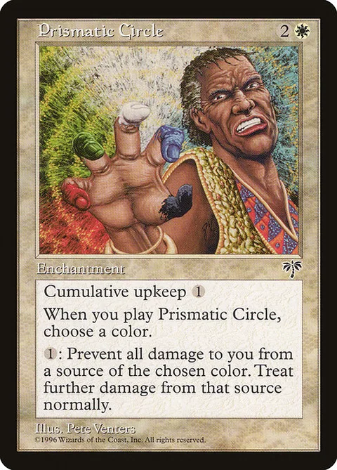 Prismatic Circle, card 34 from Mirage