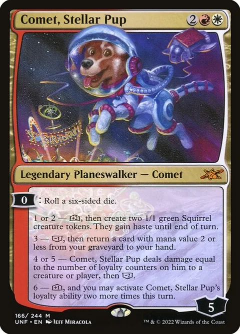 Comet, Stellar Pup, card 166 from Unfinity