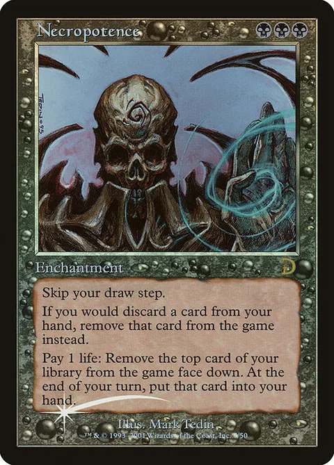 Necropotence, card 7 from Deckmasters