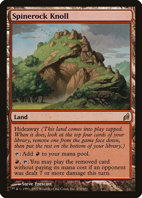 Spinerock Knoll, card 274 from Lorwyn