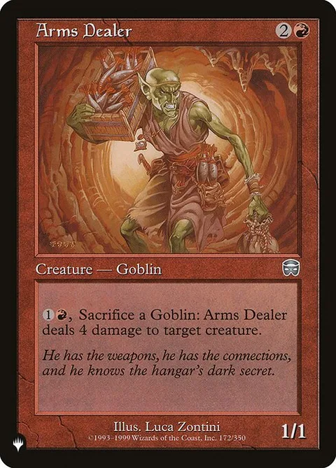 Arms Dealer, card MMQ-172 from The List