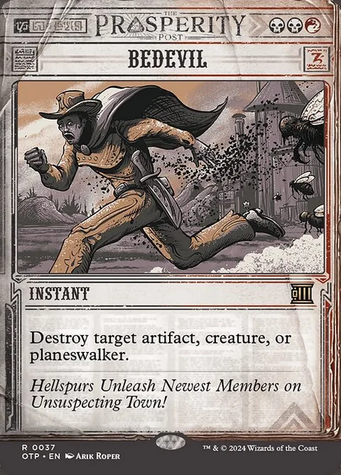 Bedevil, card 37 from Breaking News