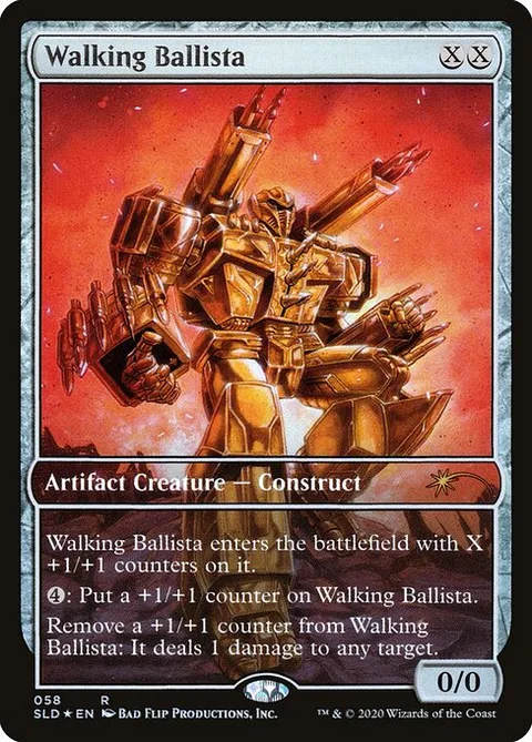 Walking Ballista, card 58 from Secret Lair Drop