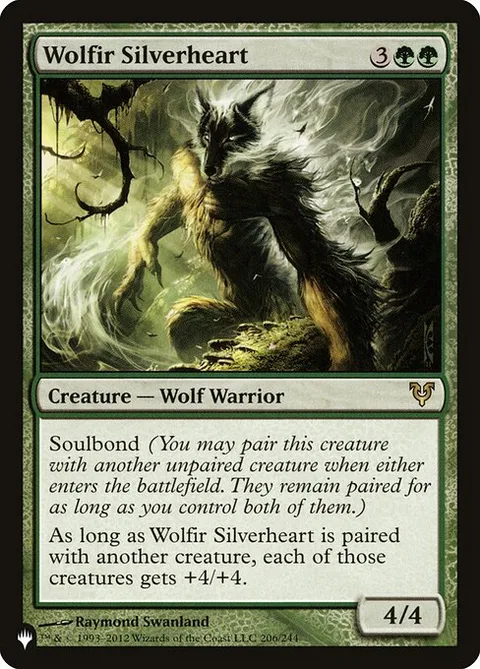 Wolfir Silverheart, card AVR-206 from The List