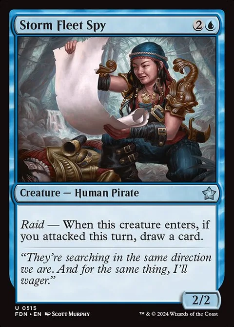 Storm Fleet Spy, card 515 from Foundations