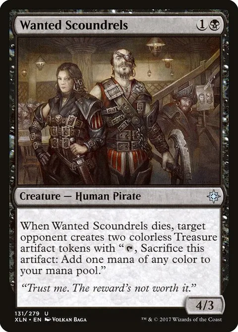 Wanted Scoundrels, card 131 from Ixalan