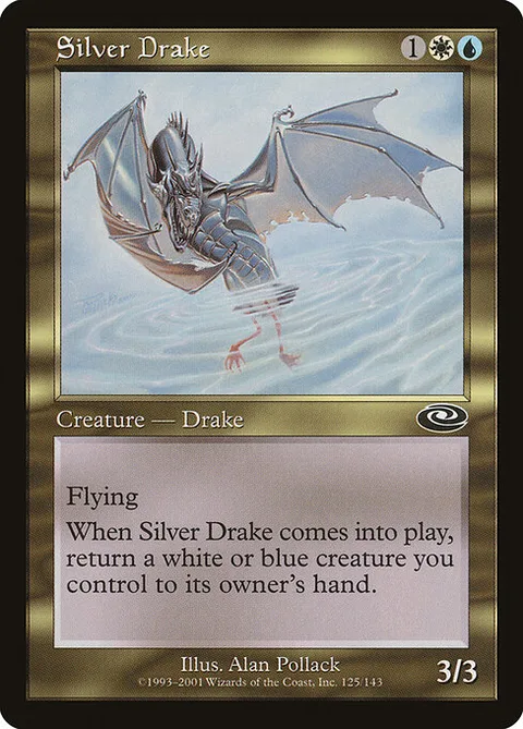 Silver Drake, card 125 from Planeshift