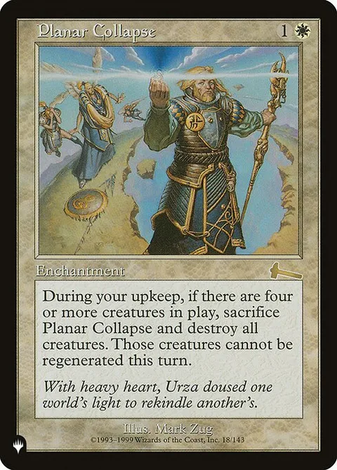 Planar Collapse, card ULG-18 from The List