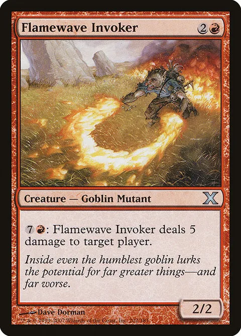 Flamewave Invoker, card 202 from Tenth Edition