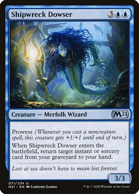 Shipwreck Dowser, carte 71 de Core Set 2021