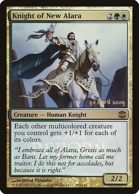 Knight of New Alara, card 70★ from Alara Reborn Promos