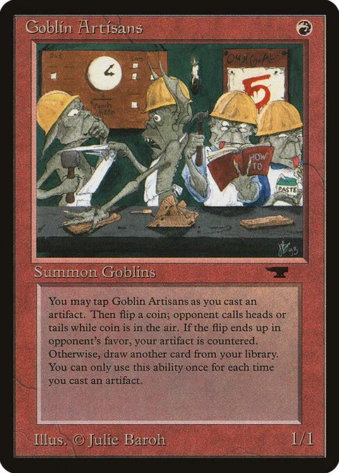 Goblin Artisans, carte 26 de Antiquities