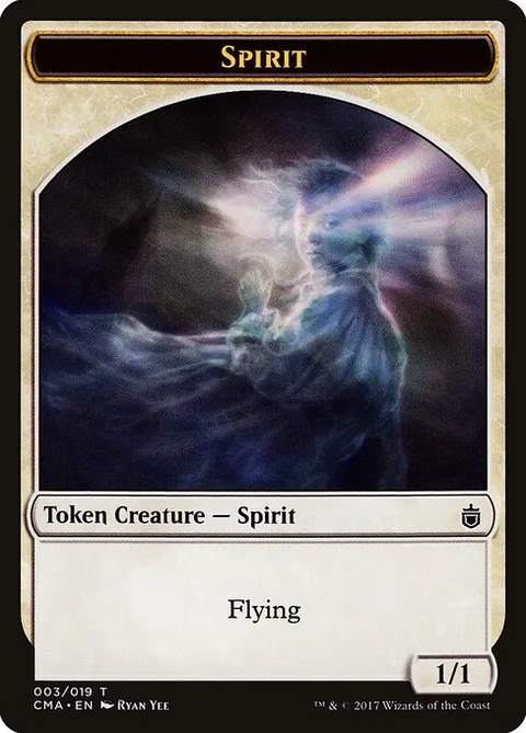 Spirit, card 3 from Commander Anthology Tokens