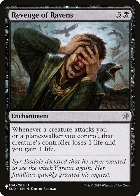 Revenge of Ravens, card ELD-104 from The List