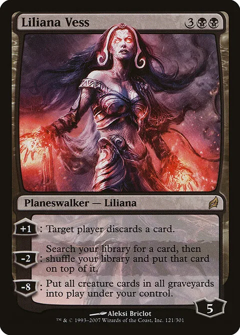 Liliana Vess, carte 121 de Lorwyn