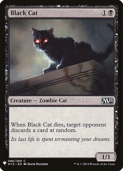 Black Cat, carte M15-86 de The List