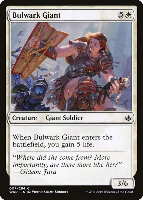 Bulwark Giant, carte 7 de War of the Spark