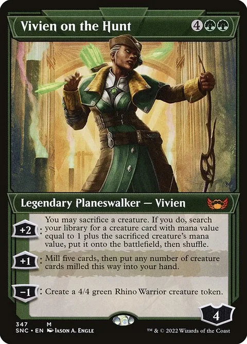 Vivien on the Hunt, carte 347 de Streets of New Capenna