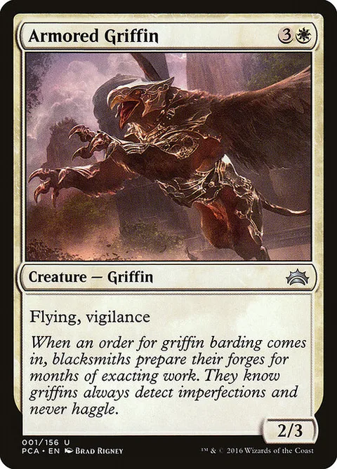 Armored Griffin, card 1 from Planechase Anthology