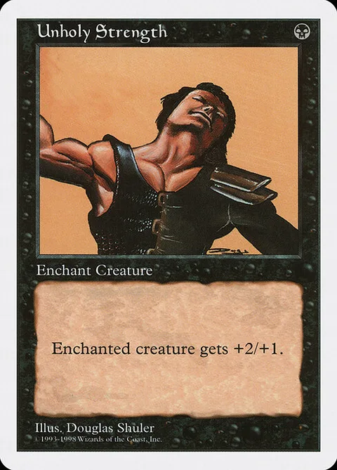 Unholy Strength, card 28 from Anthologies