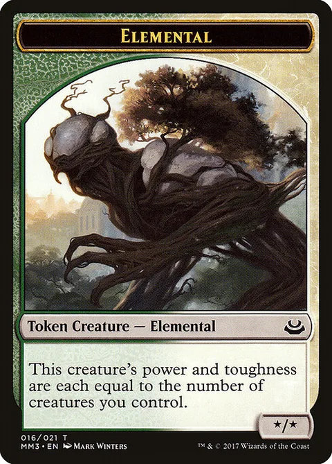 Elemental, card 16 from Modern Masters 2017 Tokens