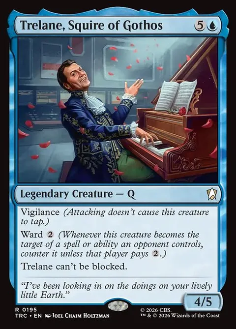 Trelane, Squire of Gothos, card 195 from Star Trek Commander