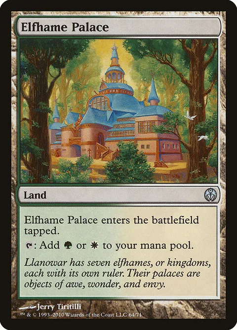 Elfhame Palace, card 64 from Duel Decks: Phyrexia vs. the Coalition