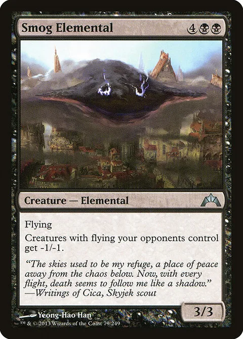 Smog Elemental, card 79 from Gatecrash