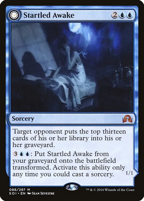 Startled Awake // Persistent Nightmare, carte 88 de Shadows over Innistrad