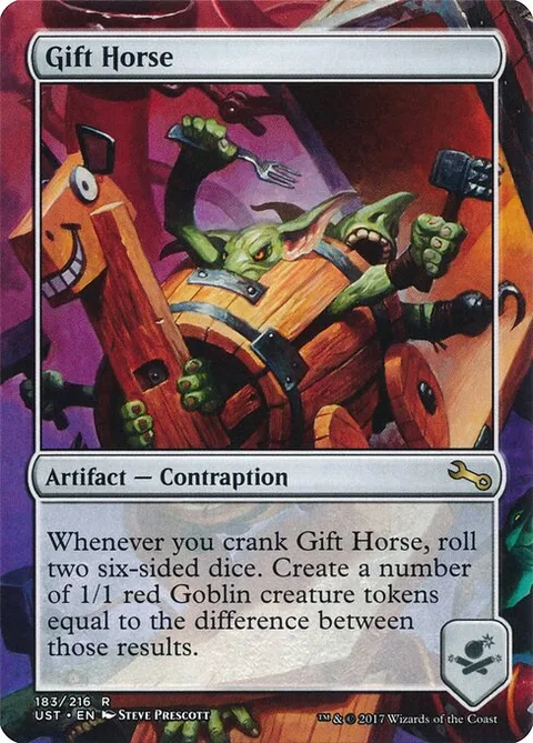 Gift Horse, card 183 from Unstable