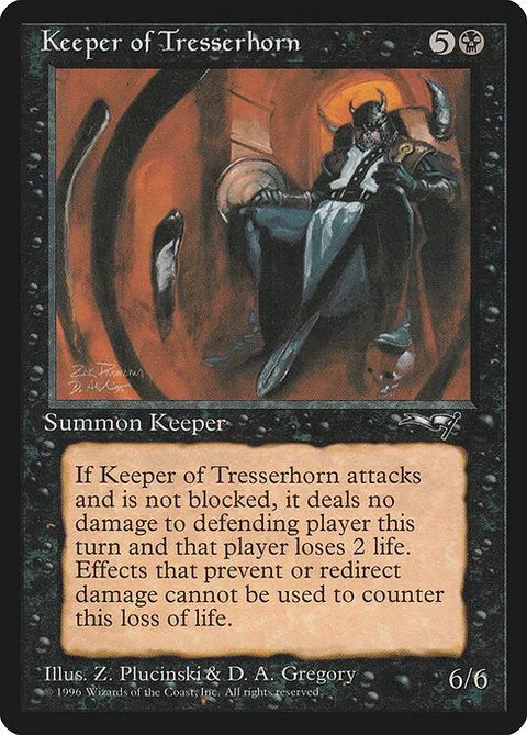 Keeper of Tresserhorn, card 52 from Alliances