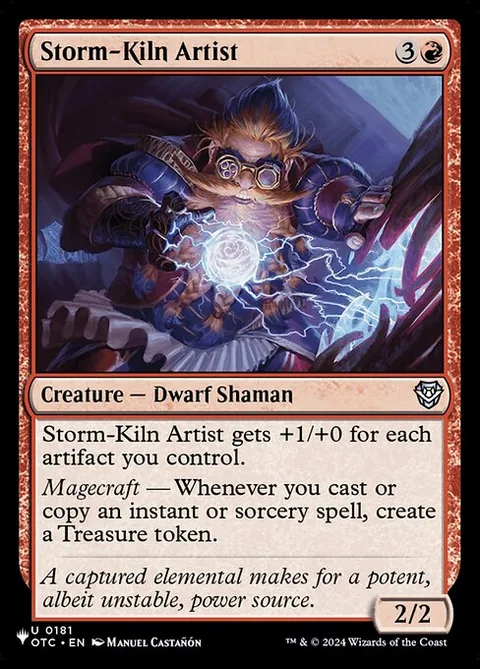 Storm-Kiln Artist, card OTC-181 from The List