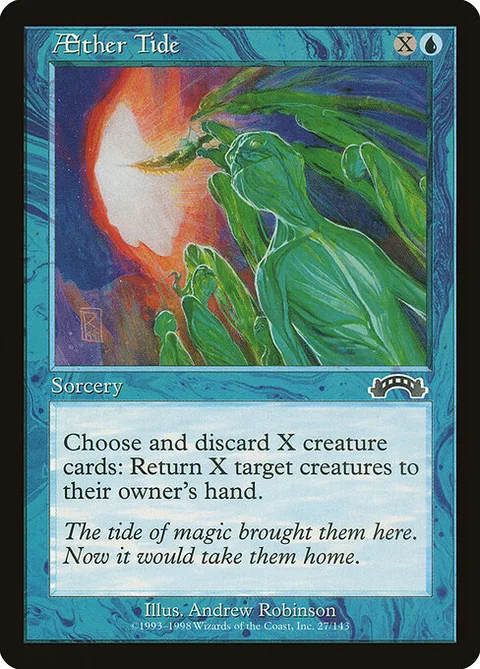 Aether Tide, card 27 from Exodus