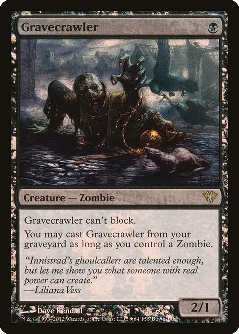 Gravecrawler, card 64★ from Dark Ascension Promos